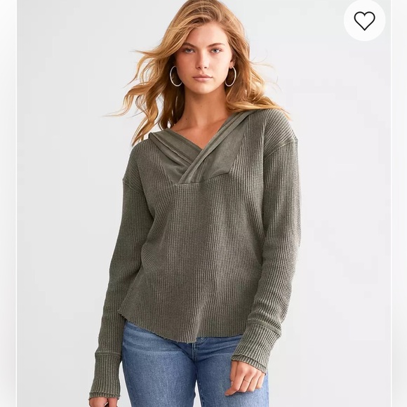 BKE washed thermal hoodie - Picture 2 of 10